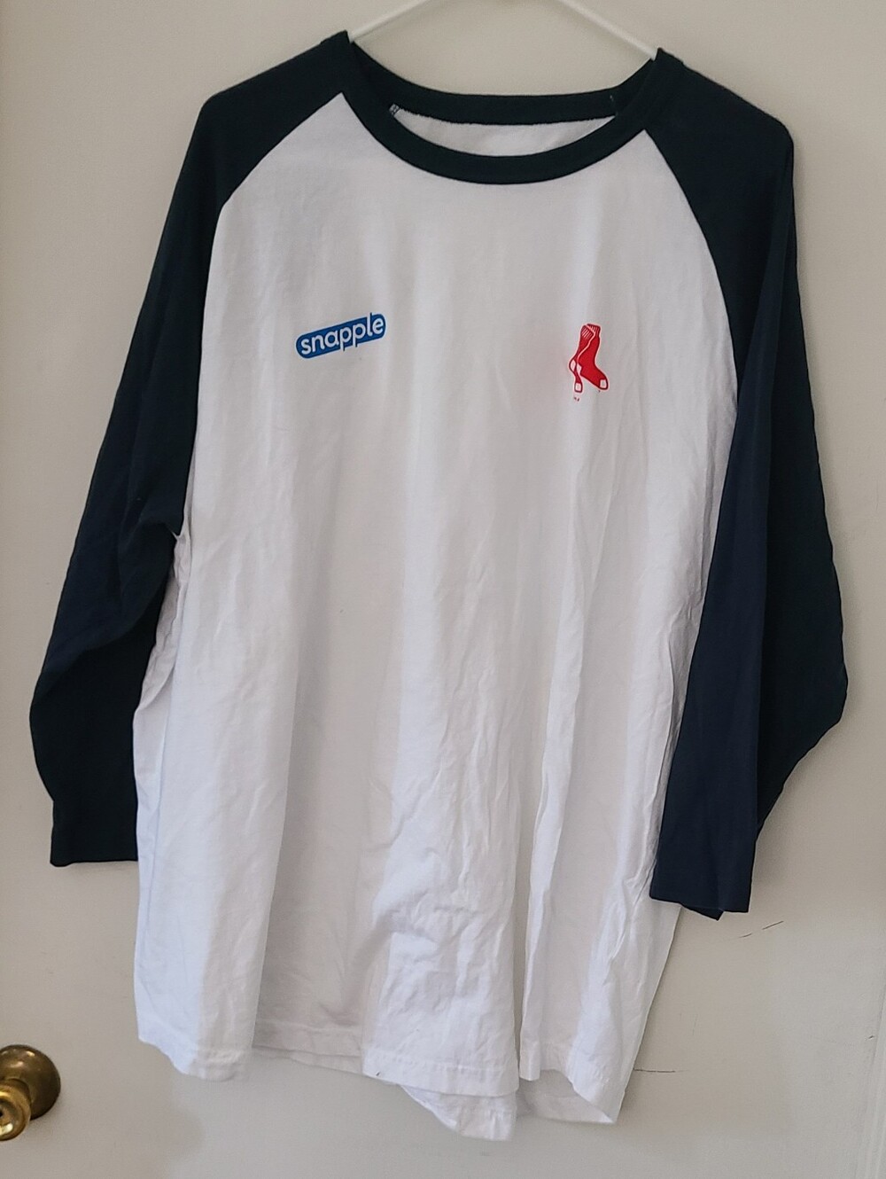Boston Red Sox Snapple Raglan T-Shirt 2XL
